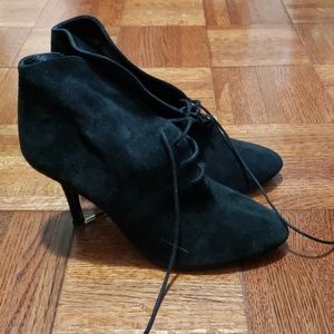 Vincent camuto ankle boots with laces